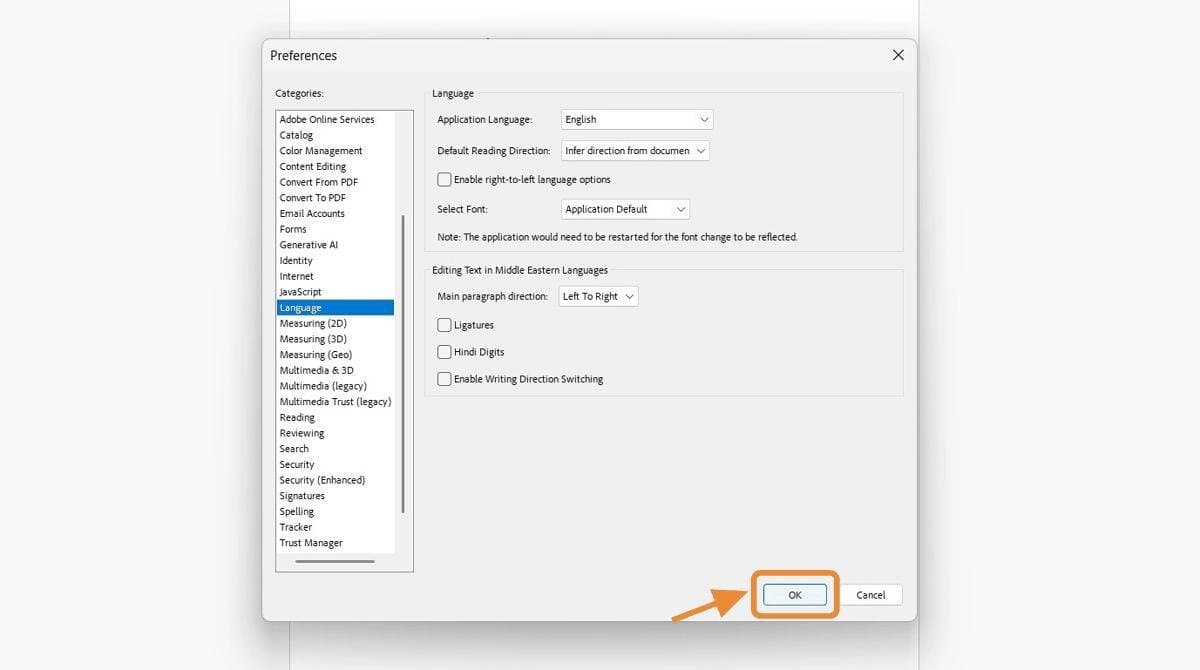 Once done, OK button is found at the lowermost right. 